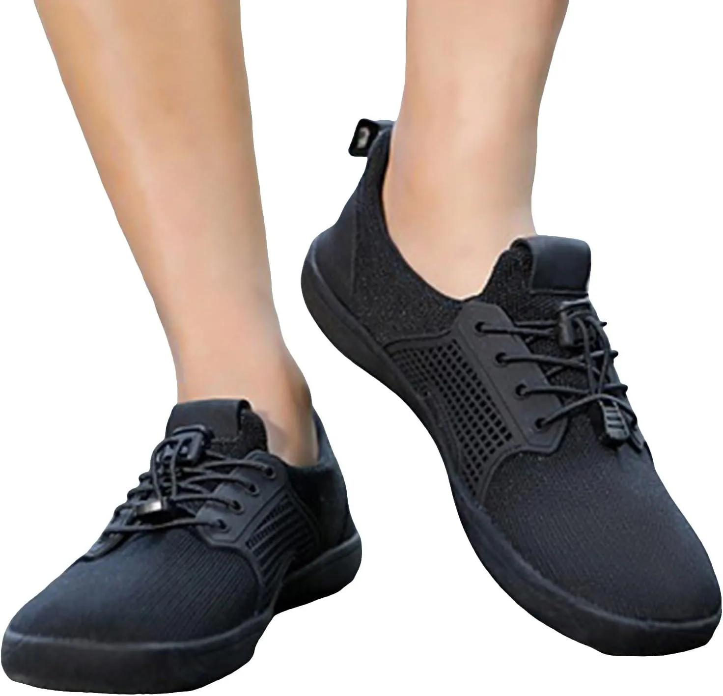 Air Cushion Sole Sneakers for Women Non Slip Workout Fashion Tennis Running Sneakers Lightweight Elderly Shoe