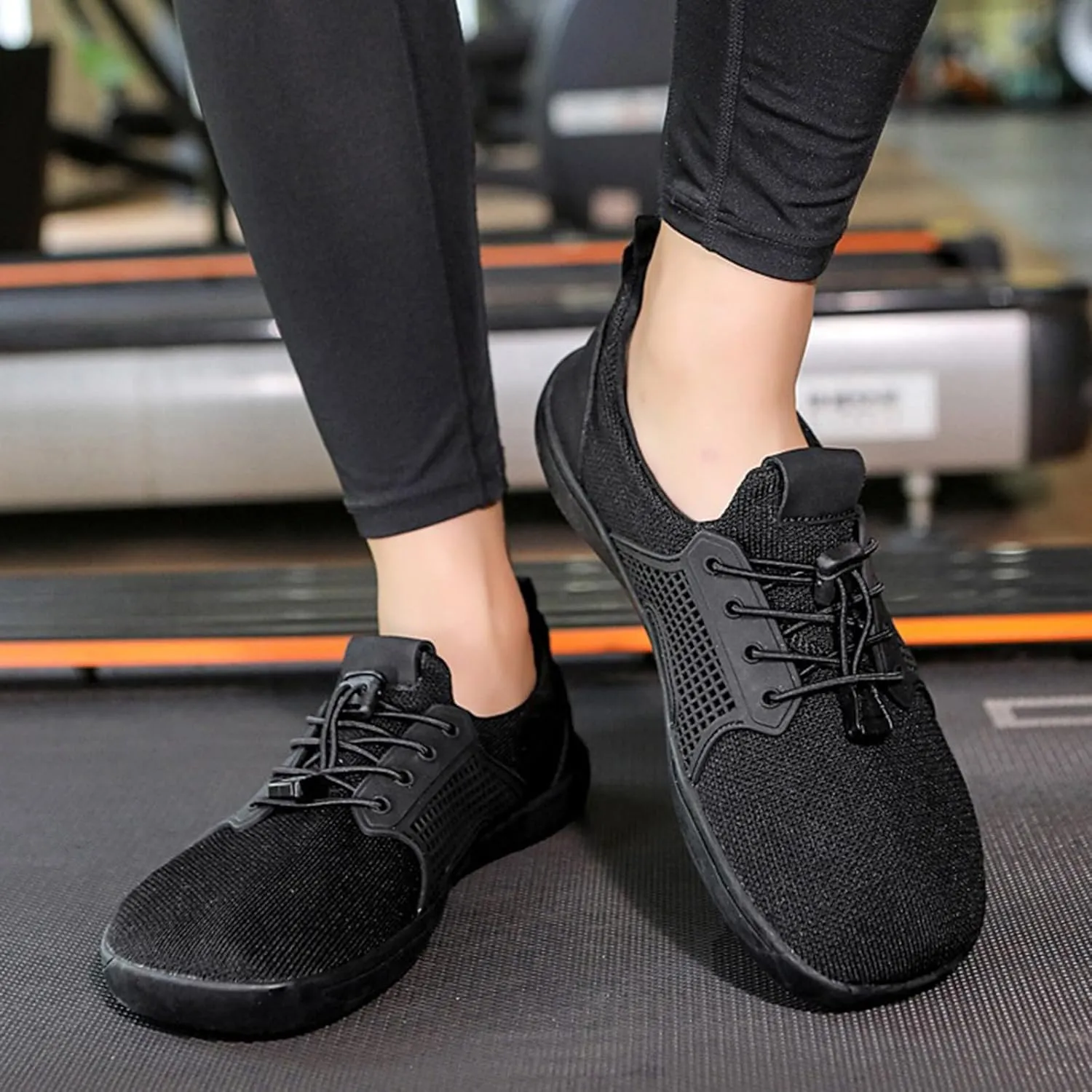 Air Cushion Sole Sneakers for Women Non Slip Workout Fashion Tennis Running Sneakers Lightweight Elderly Shoe