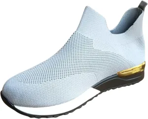 Arch Support Dress Shoes for Women Plantar Fasciitis Slip On Walking Shoes for Women Wide Women Slip On Shoes Casual Mule Chunky Platform High Sneakers for Women Zapatos De Ejercicios para Mujer Gym