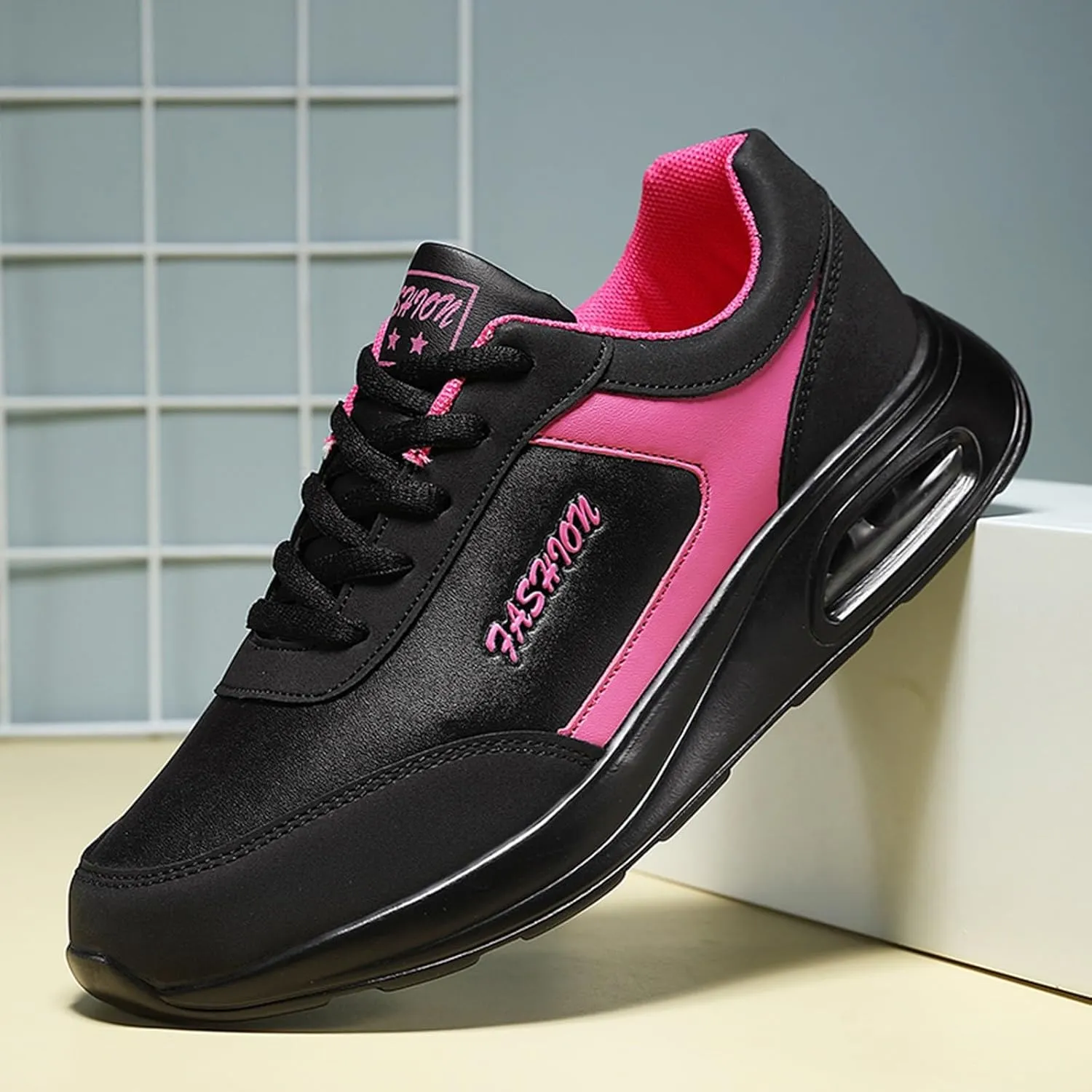 Athletic Sneakers for Women Athletic Non Slip Lightweight Breathable Fashion Casual Shoes Low Top Tennis Shoe
