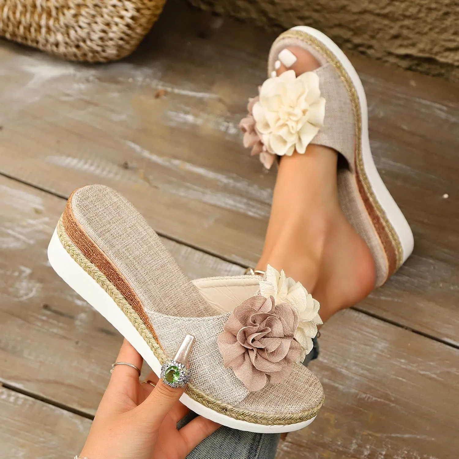 Beach Shoes Women's Slippers Seaside Vacation Flat One Slipper Sandals Womens Sports Sandals Size 5