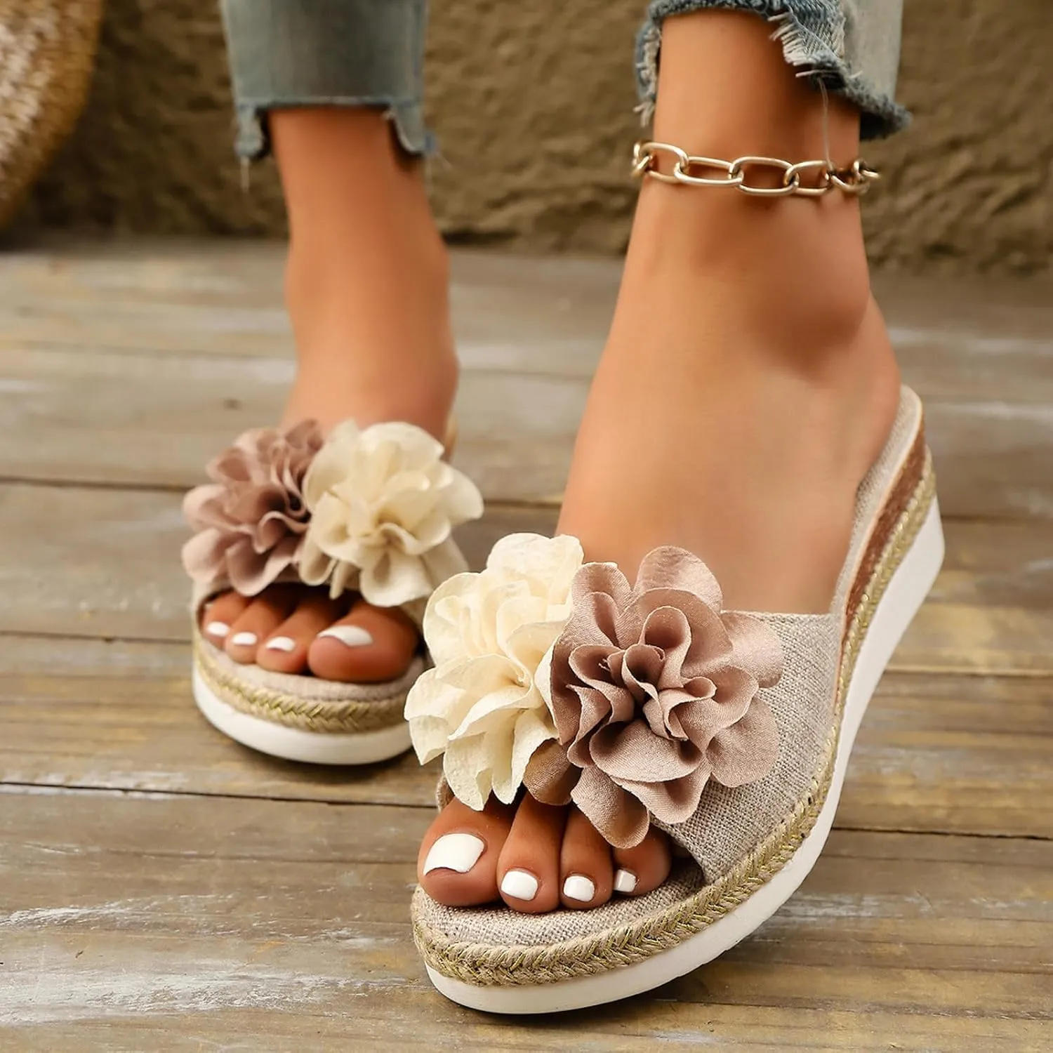 Beach Shoes Women's Slippers Seaside Vacation Flat One Slipper Sandals Womens Sports Sandals Size 5