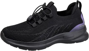 Bowling Shoes Women Size 9 Wide Womens Running Shoes Size 11.5 Slip On Womens Shoes Casual Fall Arch Support Orthopedic Plantar Fasciitis Shoes Women Black Flats Women's Black Slip On Dress Shoes