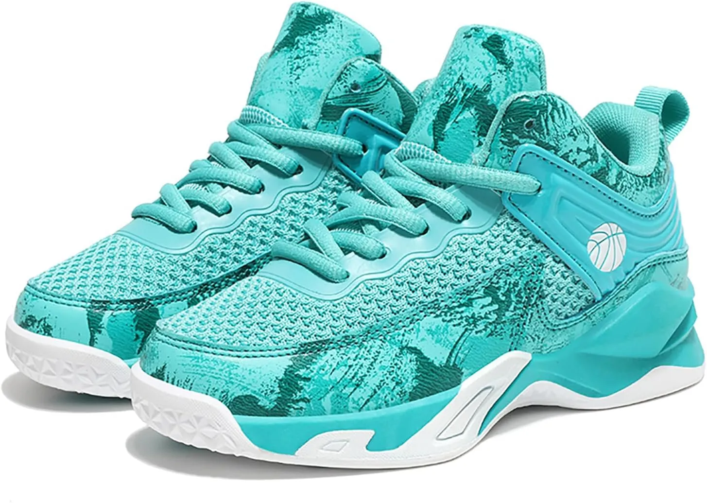 Boys Basketball Shoes Lightweight Breathable Kids Basketball Sneakers Fashion Walking Tennis Shoes for Boys Girls