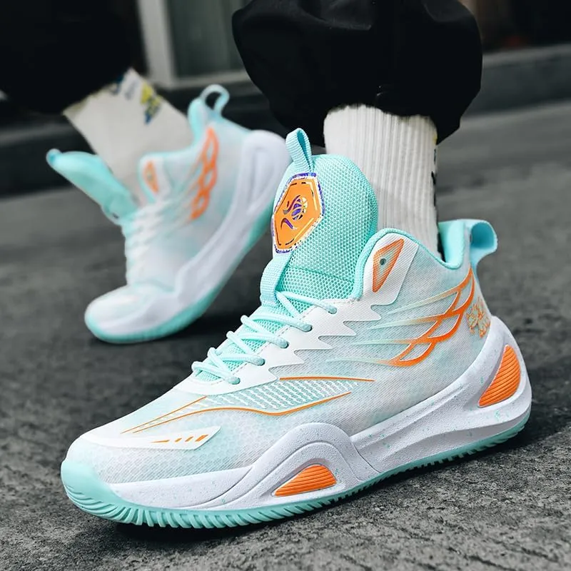 Boy's Basketball Shoes Lightweight Fashion Sneakers