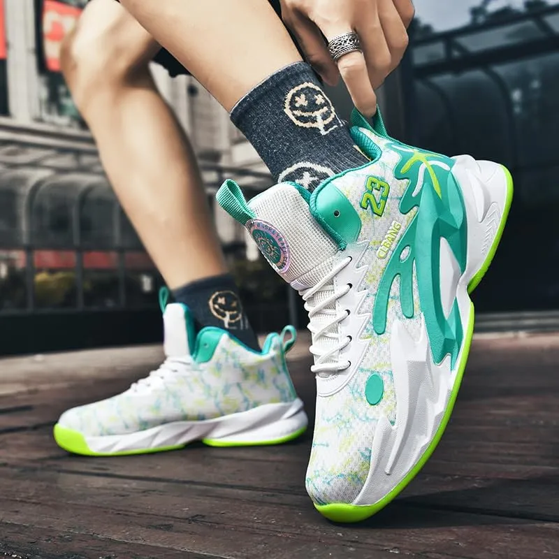 Boy's Basketball Shoes Lightweight Fashion Sneakers