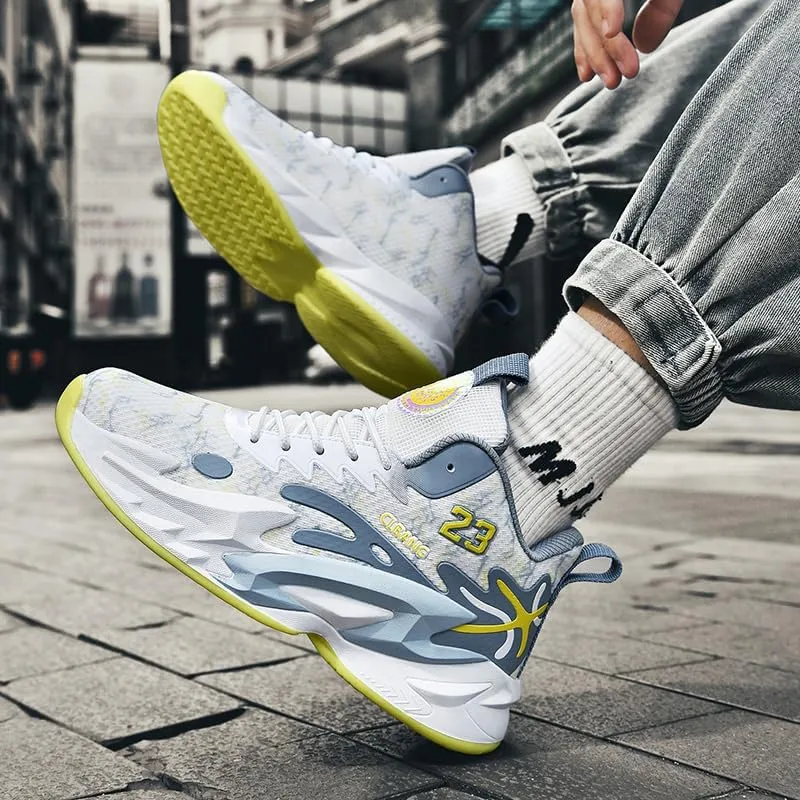 Boy's Basketball Shoes Lightweight Fashion Sneakers