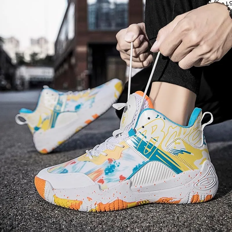 Boy's Basketball Shoes Lightweight Fashion Sneakers