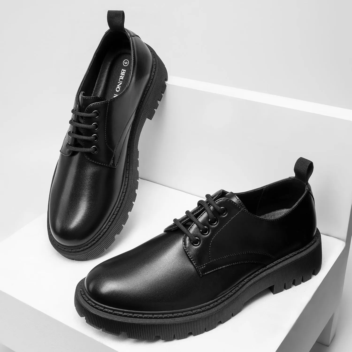 Bruno Marc Men's Dress Shoes Formal Classic Lace-up Oxfords