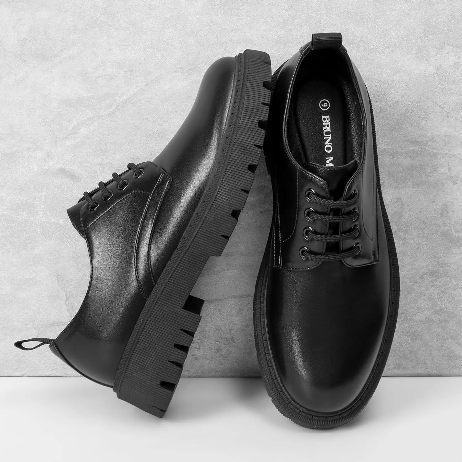 Bruno Marc Men's Dress Shoes Formal Classic Lace-up Oxfords