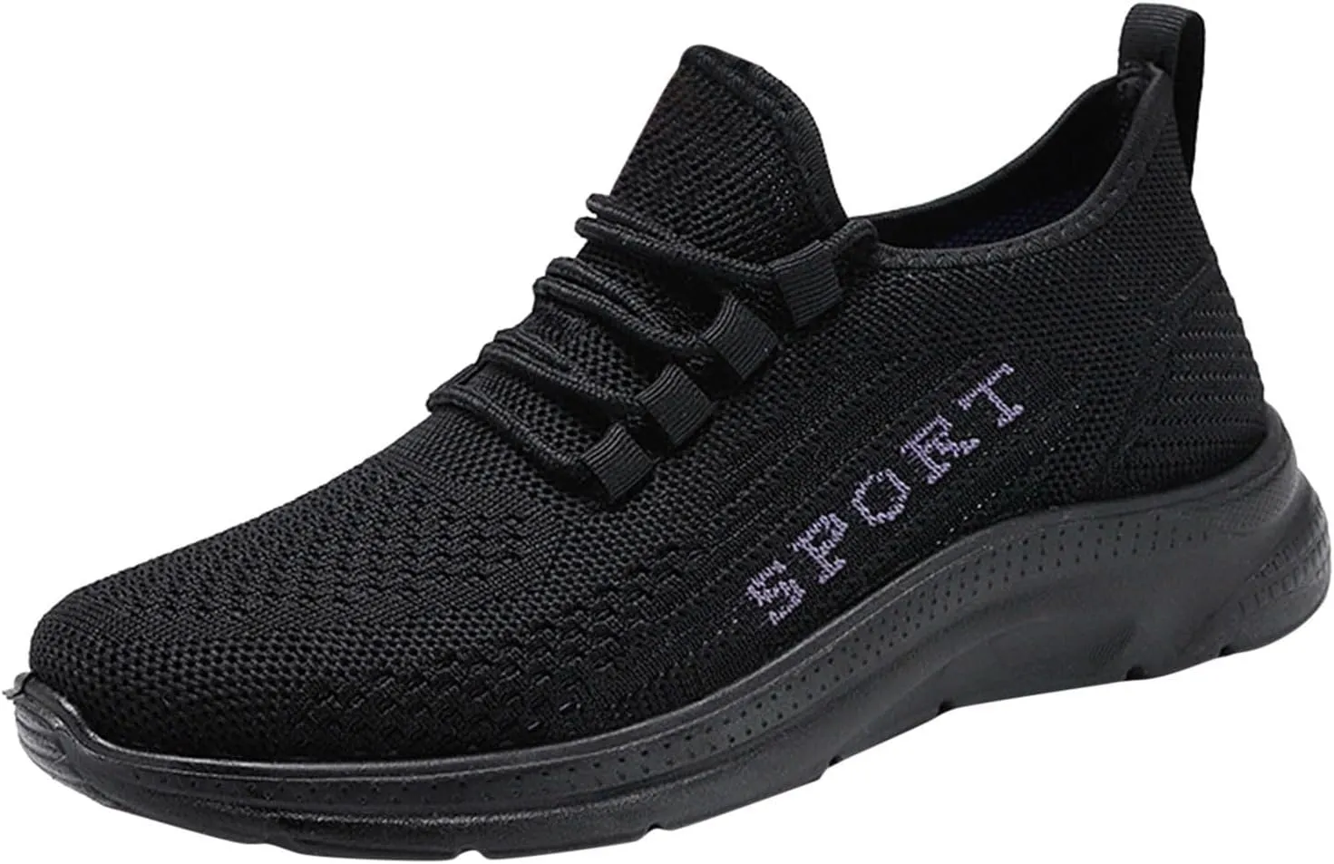 Casual Sneakers for Women Comfortable Woven Running Shoes Non Slip Lightweight Breathable Sneaker with Arch Support