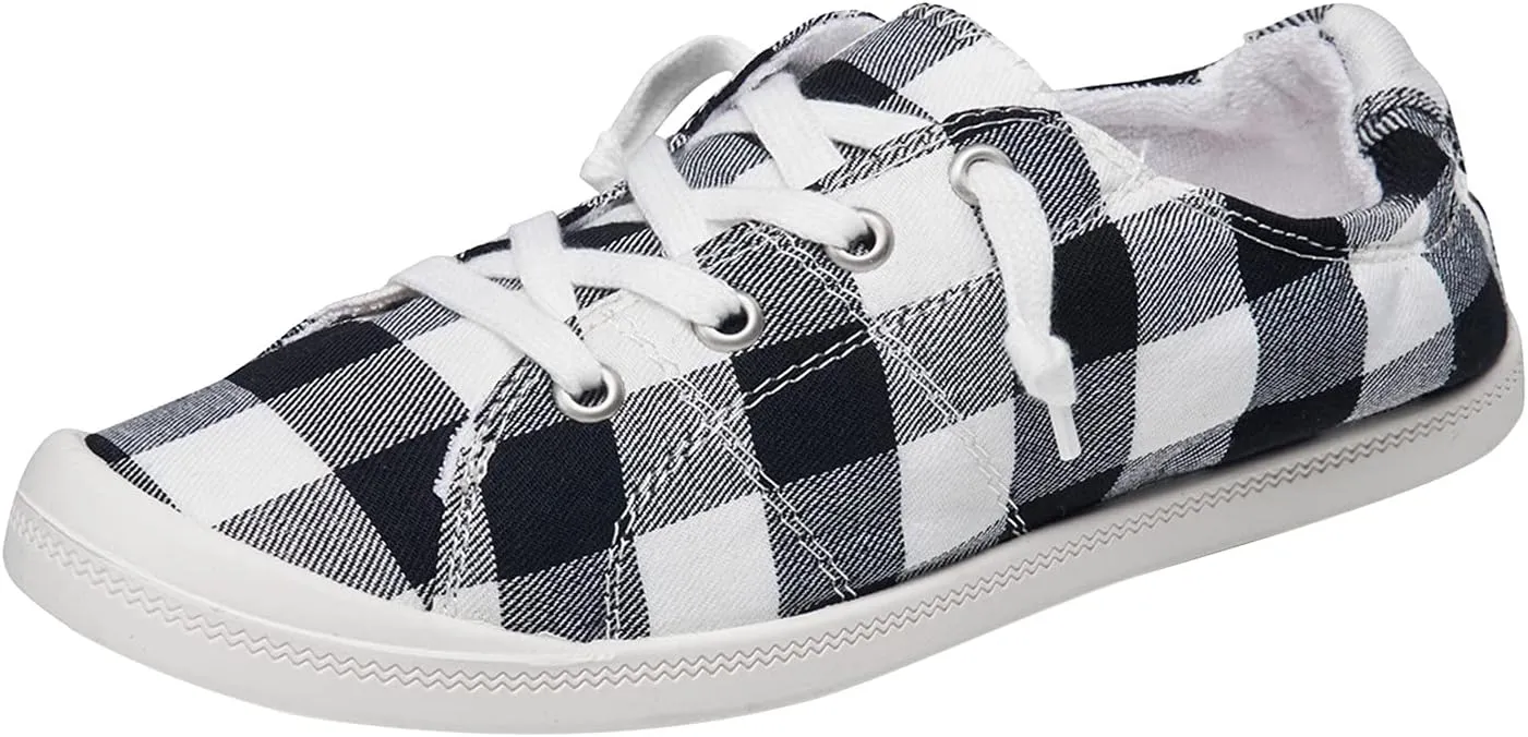 Chunky Sneakers Women Comfy Slip On Shoes for Women Slip On Gym Shoes for Women Wide Width Women's Running Shoes All Black Fashion Sneakers Shoes for Women