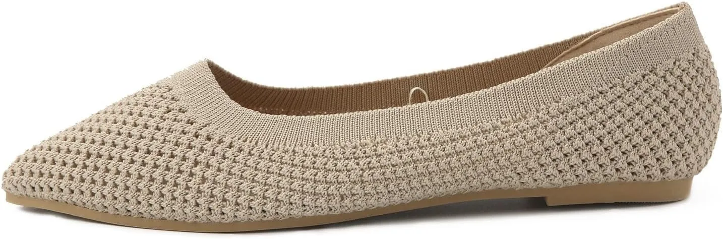 Comfortable Work Shoes Women Shoes Fashionable Flat Sole Single Fly Woven Thickened Soft Sole Casual Flat