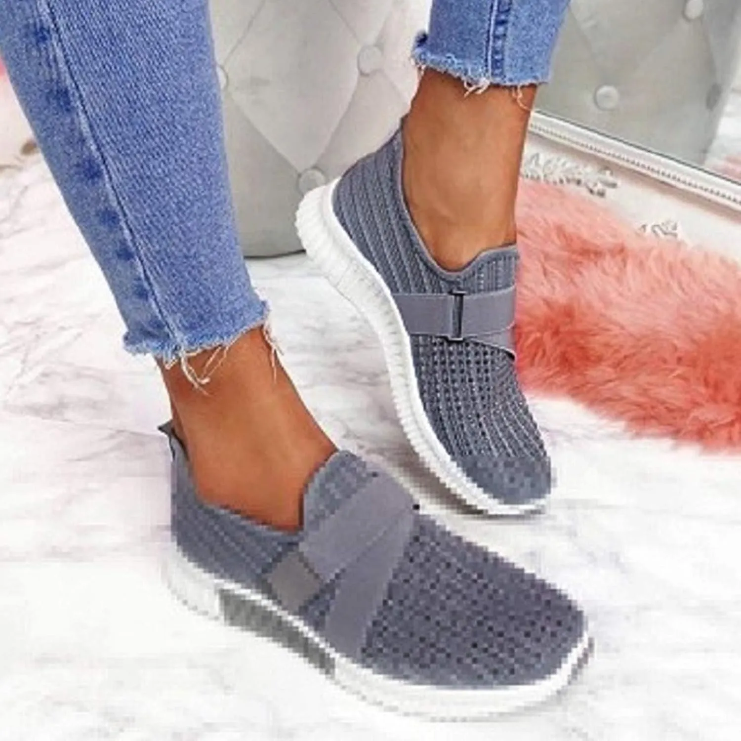 Fall High Top Sneakers for Women 2023 Zapatos De Mujer para Ir Al Gym Casual Shoes for Women 5.5 Wide Width High Top Slip On Sneakers for Women Slip On Sneakers Woman