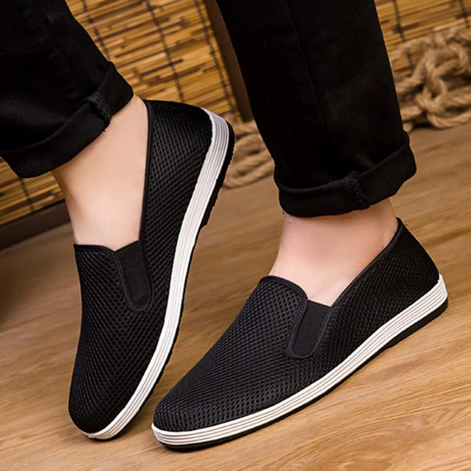 Fashion Lightweight Sneakers for Men Lightweight Sport Gym Jogging Walking Sneaker Lightweight Minimalist Shoes