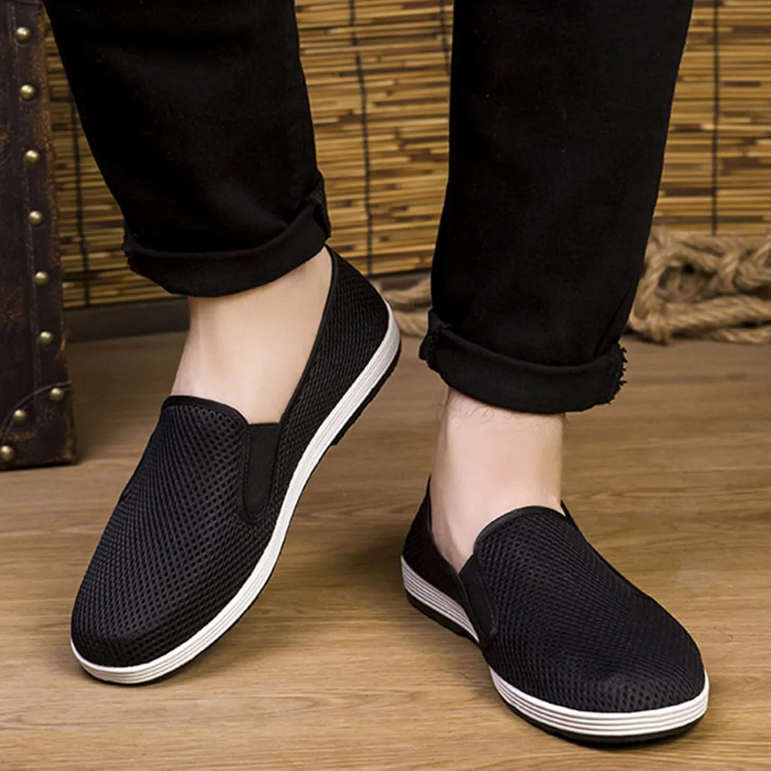 Fashion Lightweight Sneakers for Men Lightweight Sport Gym Jogging Walking Sneaker Lightweight Minimalist Shoes