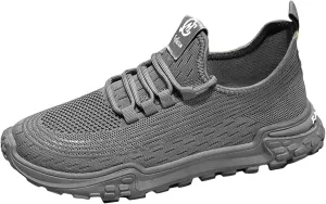Fashion Sneakers Comfortable Spring and New Fly Weaving Mesh Soft Sole Sports Shoes Men's Shoes Breathable Men's Casual