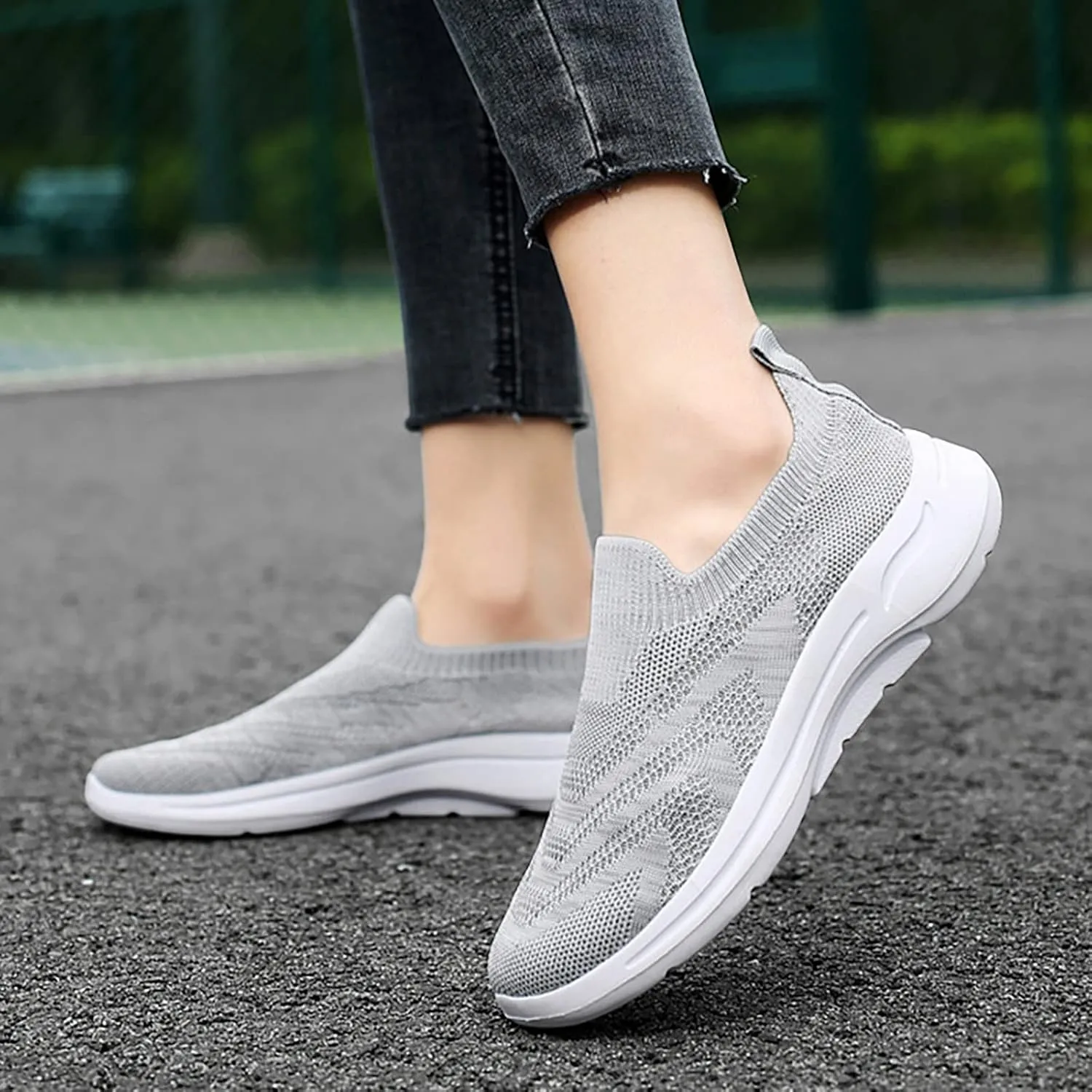 Gym Shoes for Women Workout Size 12 Slip On Shoes for Women with Arch Support Cute Black Sneakers for Women Dressy Walking Sneakers for Women 2023 Zapatos De Trabajo para Mujer