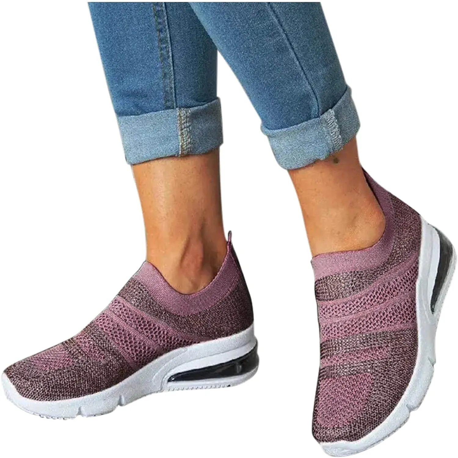 High Top Sneakers Black Arch Support Women Womens Tennis Shoes Size 9 Wide Women Slip On Shoes Casual Mule Fashion High Top Sneakers for Women 2023 Women Walking Shoes Slip Ons
