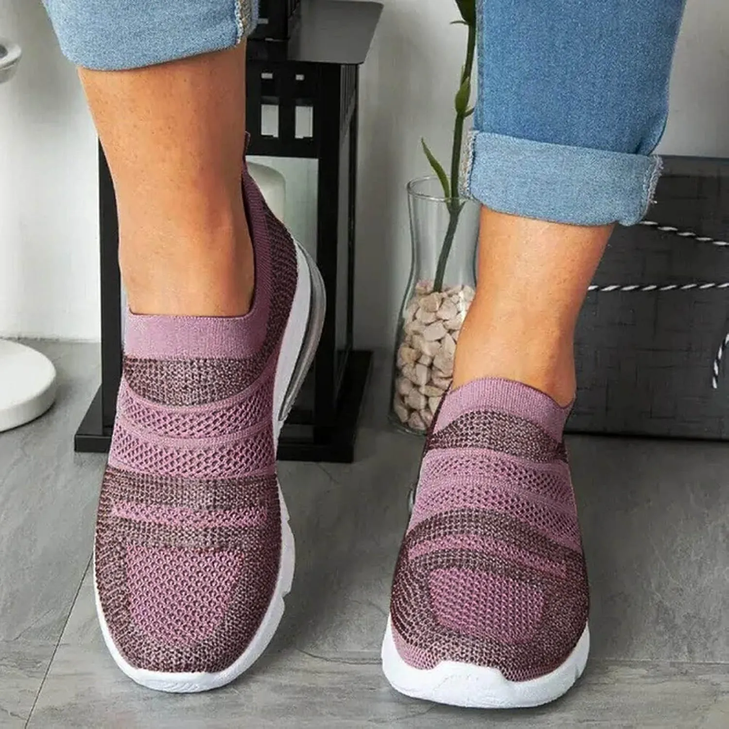 High Top Sneakers Black Arch Support Women Womens Tennis Shoes Size 9 Wide Women Slip On Shoes Casual Mule Fashion High Top Sneakers for Women 2023 Women Walking Shoes Slip Ons