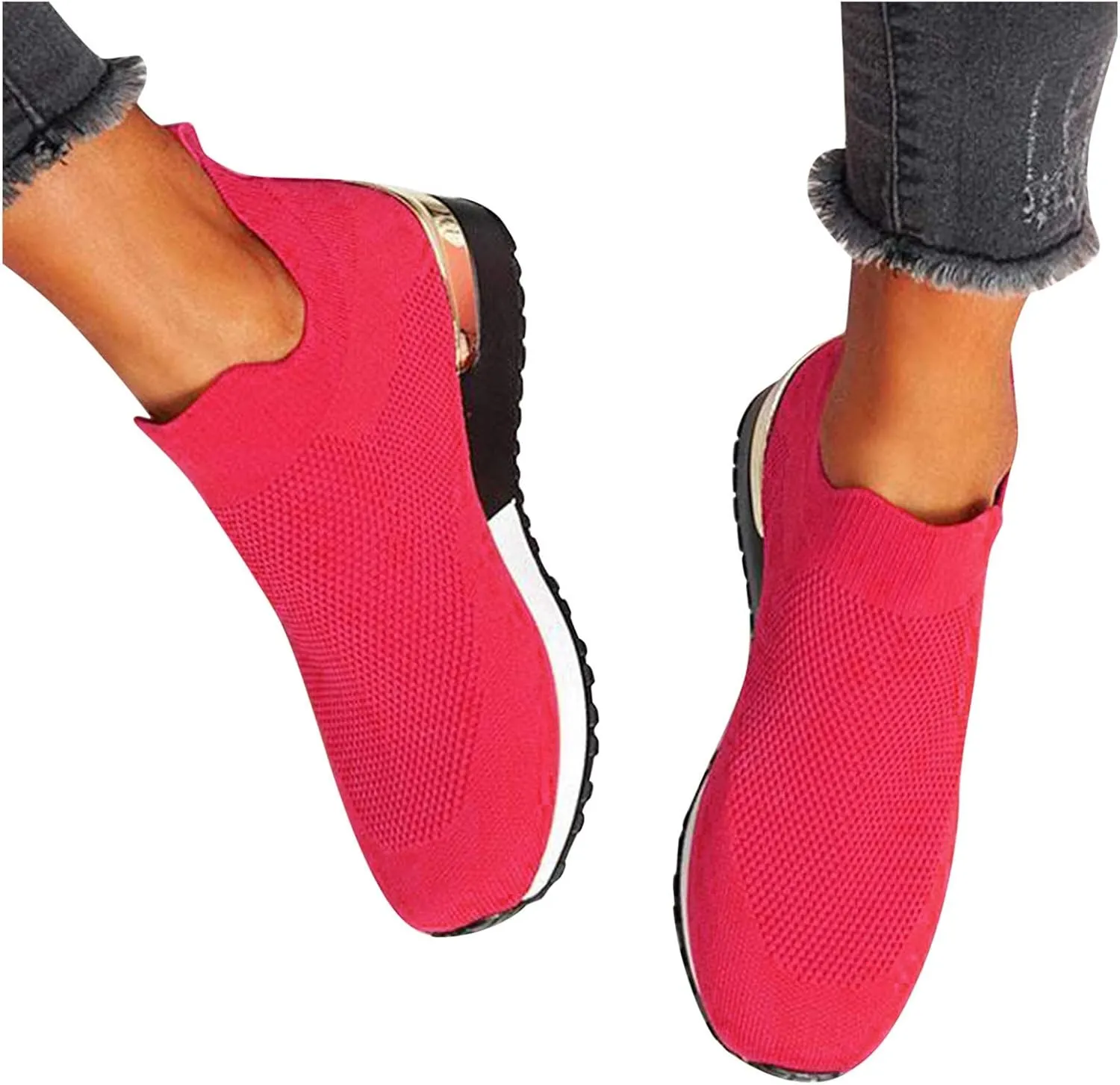 High Top Sneakers for Women 2023 Slip Resistant Nurse Shoes for Women Walking Shoes for Women Wide Width Slip On Platform Sneakers for Women Wide Width Women Orthopedic Sneakers Walking Shoes