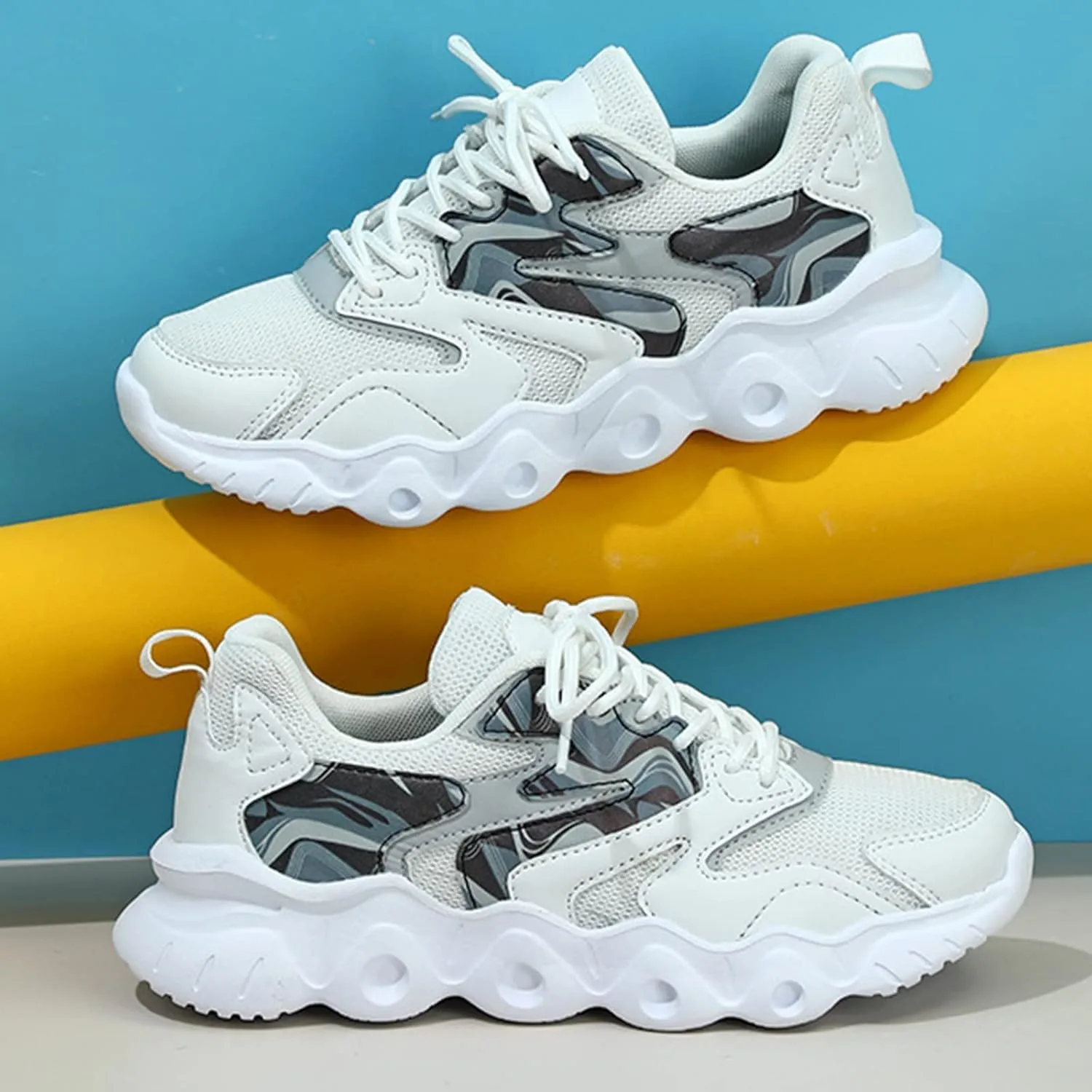High Top Sneakers for Women Walking Shoes for Women with Arch Support and Comfort Wide Toe Black Sneakers for Women Slip On Women's Fashion Platform High Top Sneakers Zapatos Comodos De Mujer Suaves