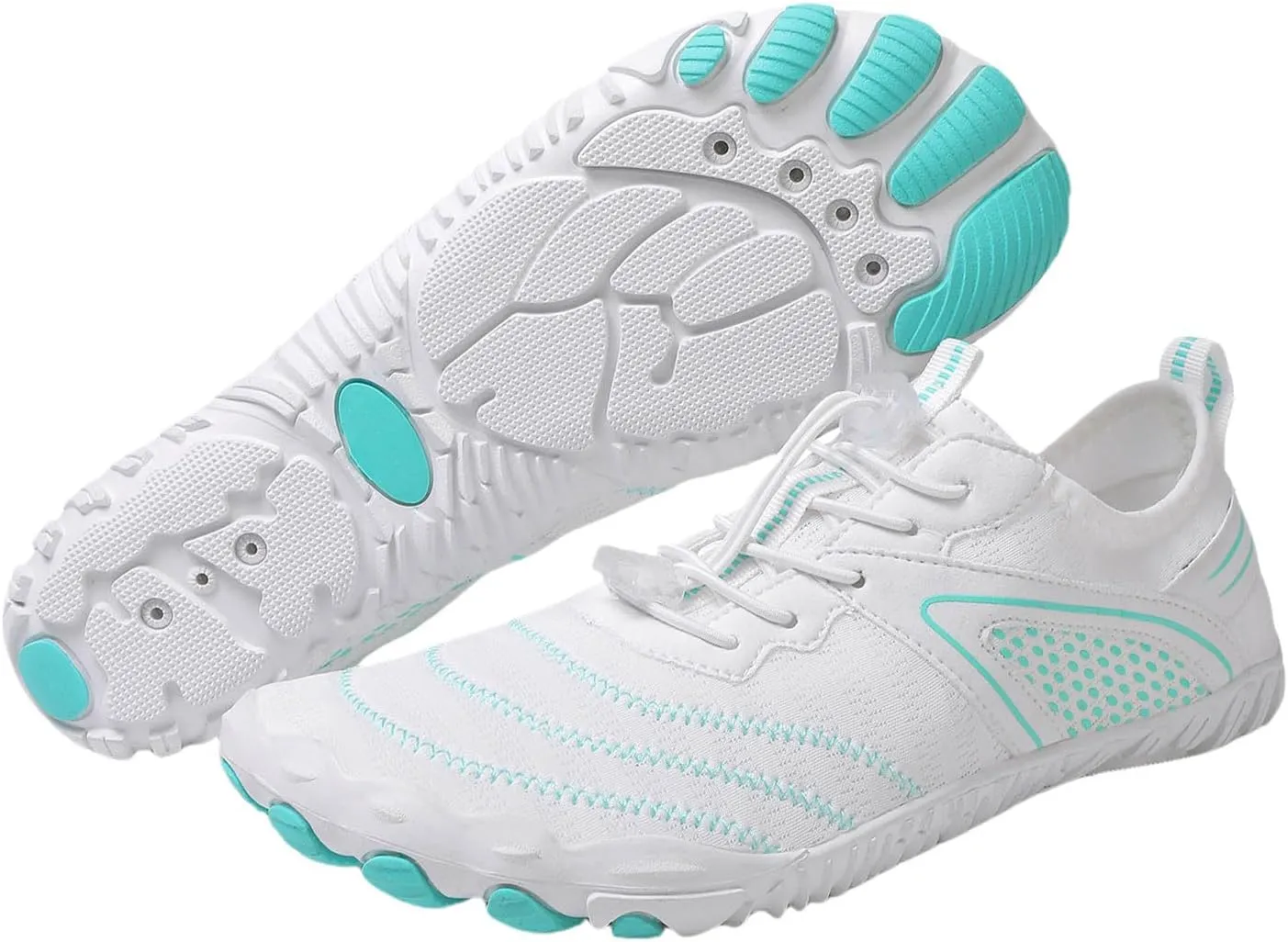 Hiking Barefoot Shoes Women Wide Toe Box Grounded Footwear for Women Healthy & Non-Slip Barefoot Shoes Breathable Zero Drop Shoe Comfortable Casual Sneakers Walking, Running, Pool Swim Shoe Quick Dry