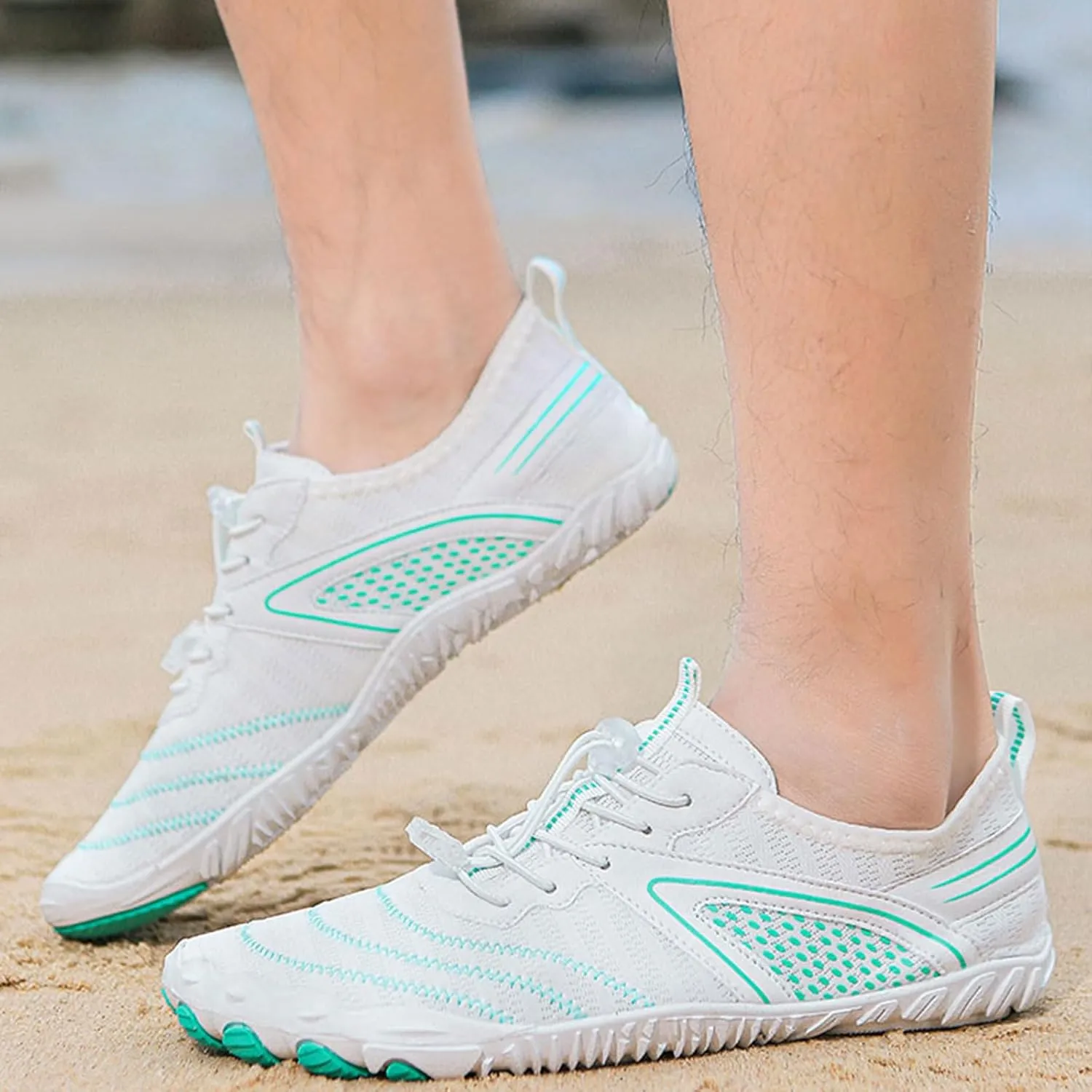 Hiking Barefoot Shoes Women Wide Toe Box Grounded Footwear for Women Healthy & Non-Slip Barefoot Shoes Breathable Zero Drop Shoe Comfortable Casual Sneakers Walking, Running, Pool Swim Shoe Quick Dry