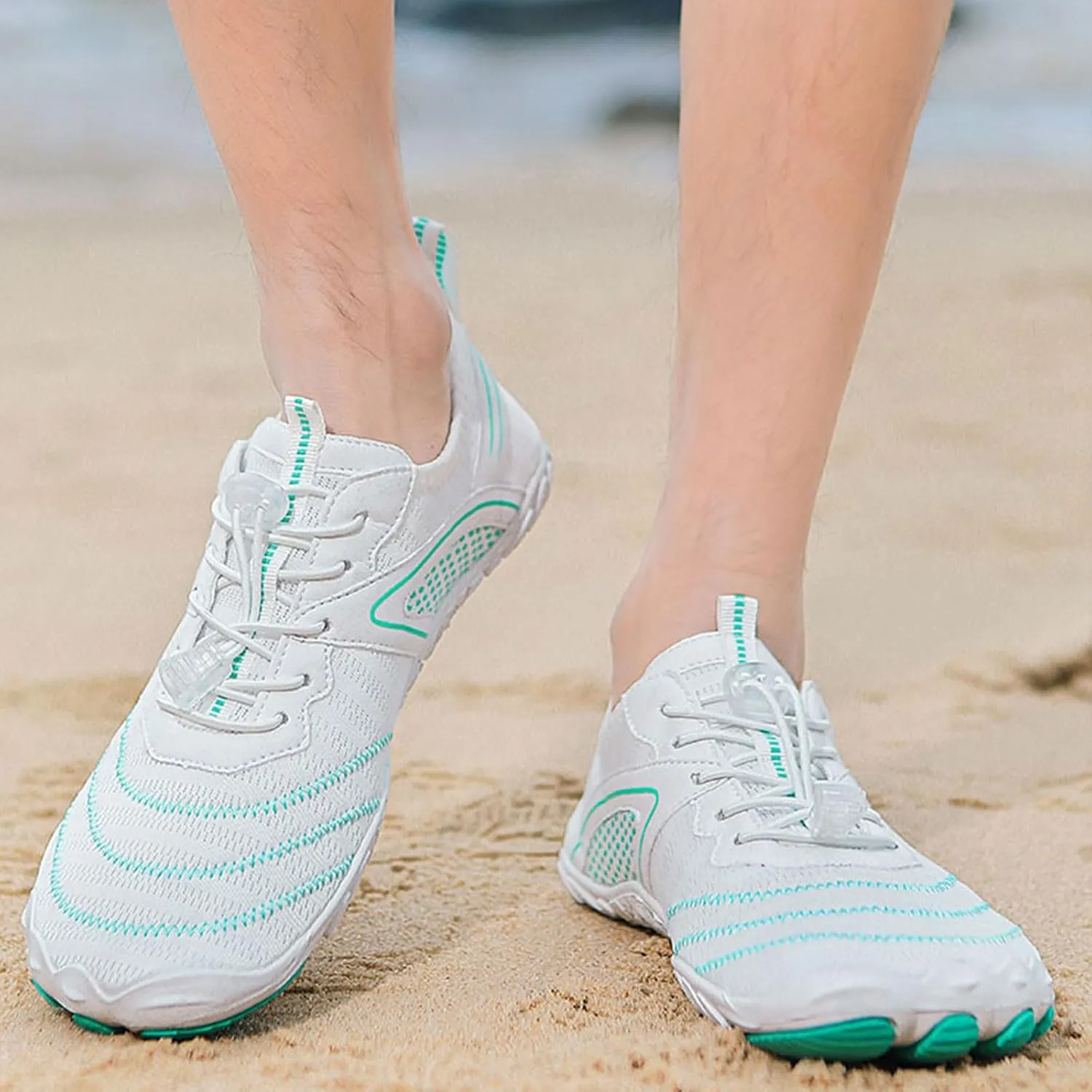 Hiking Barefoot Shoes Women Wide Toe Box Grounded Footwear for Women Healthy & Non-Slip Barefoot Shoes Breathable Zero Drop Shoe Comfortable Casual Sneakers Walking, Running, Pool Swim Shoe Quick Dry