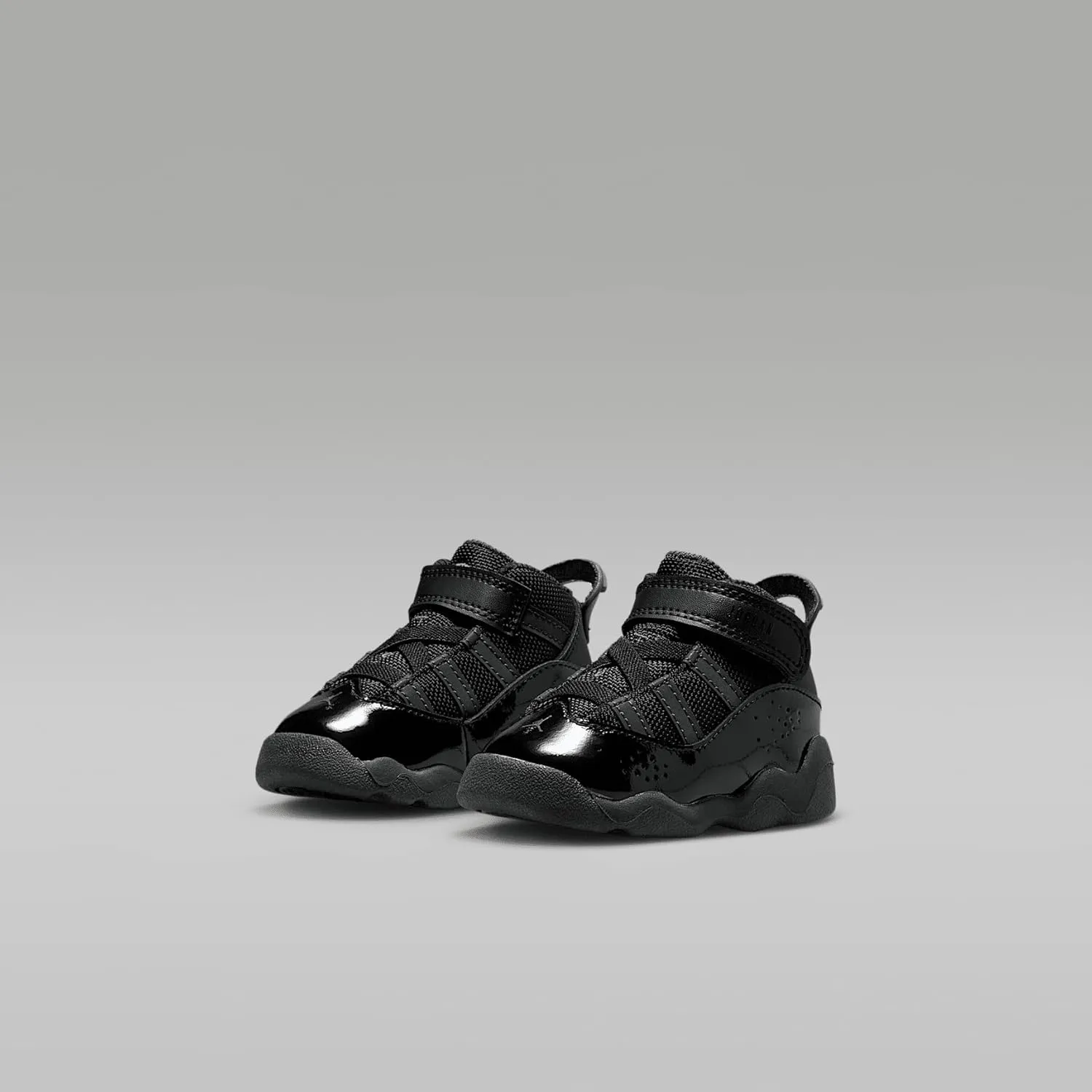 Jordan 6 Rings Baby/Toddler Shoes (323420-026, Black/Anthracite/Fire Red)