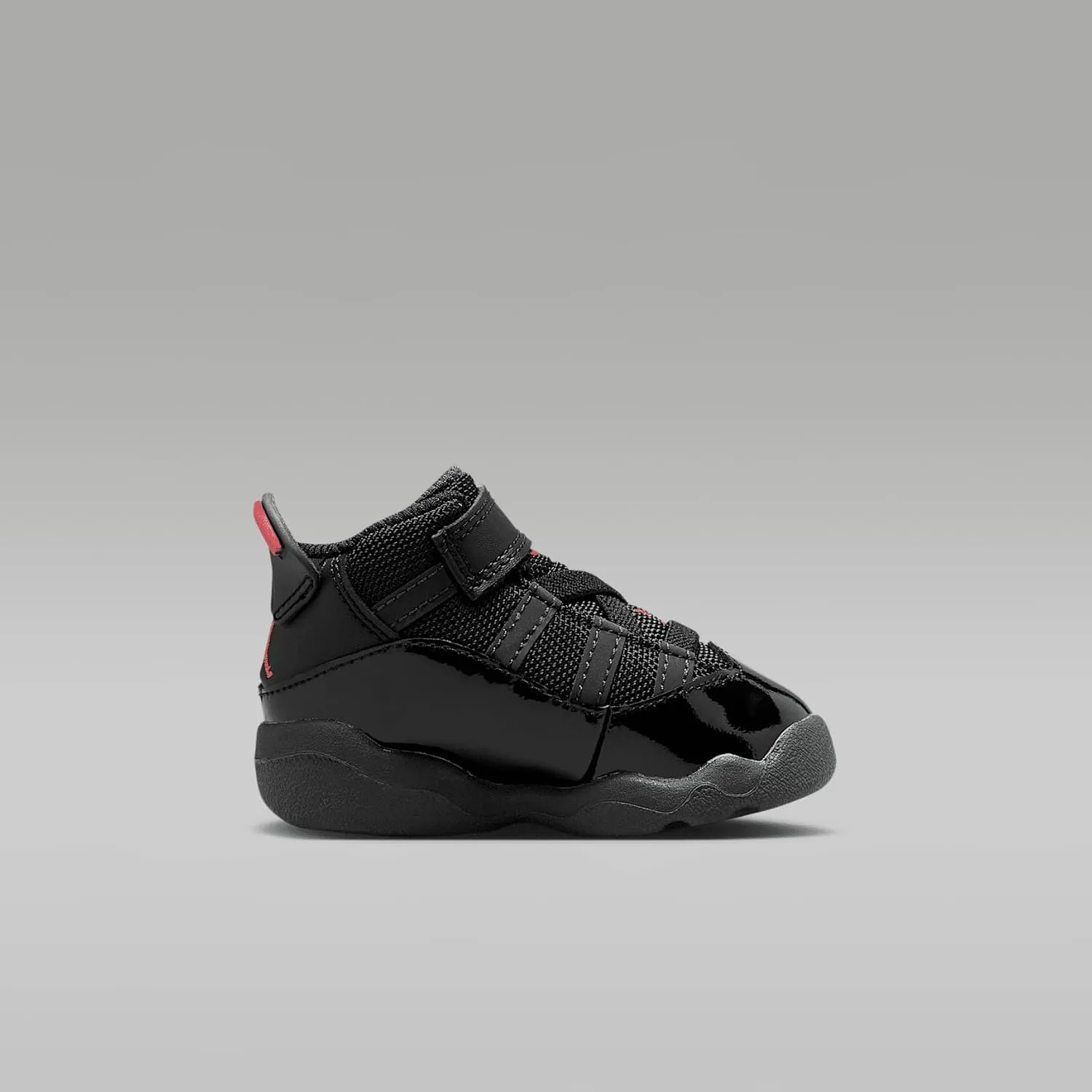 Jordan 6 Rings Baby/Toddler Shoes (323420-026, Black/Anthracite/Fire Red)