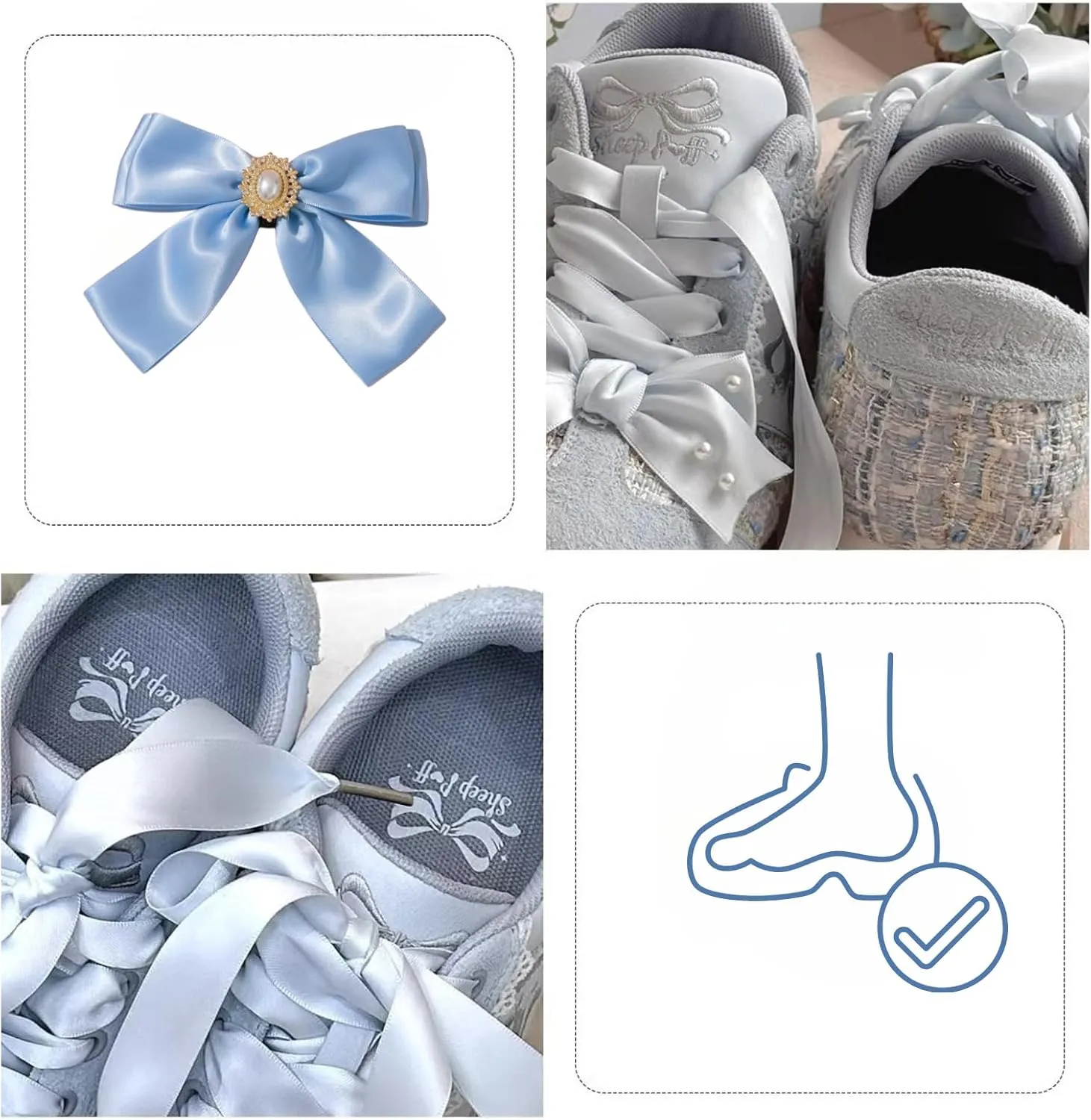 Kawaii Platform Shoes  Chunky Sneakers for Women, Aesthetic Ballet-Inspired Shoes with Bow & Pearls, Cute Fashion Backpack-Inspired Trainers