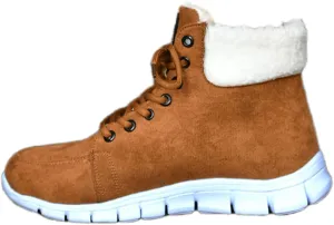 Ladmiple Boots For Women 2024 Ankle Booties Snow Boots Warm Comfortable Slip On Outdoor Fur Lined Lining Walking Winter Shoes