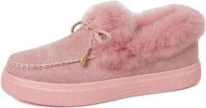 Ladmiple Winter Boots For Women 2024 Fashion Snow Boots Winter Shoes Fur Lined Warm Slip On Comfortable Outdoor Ankle Booties