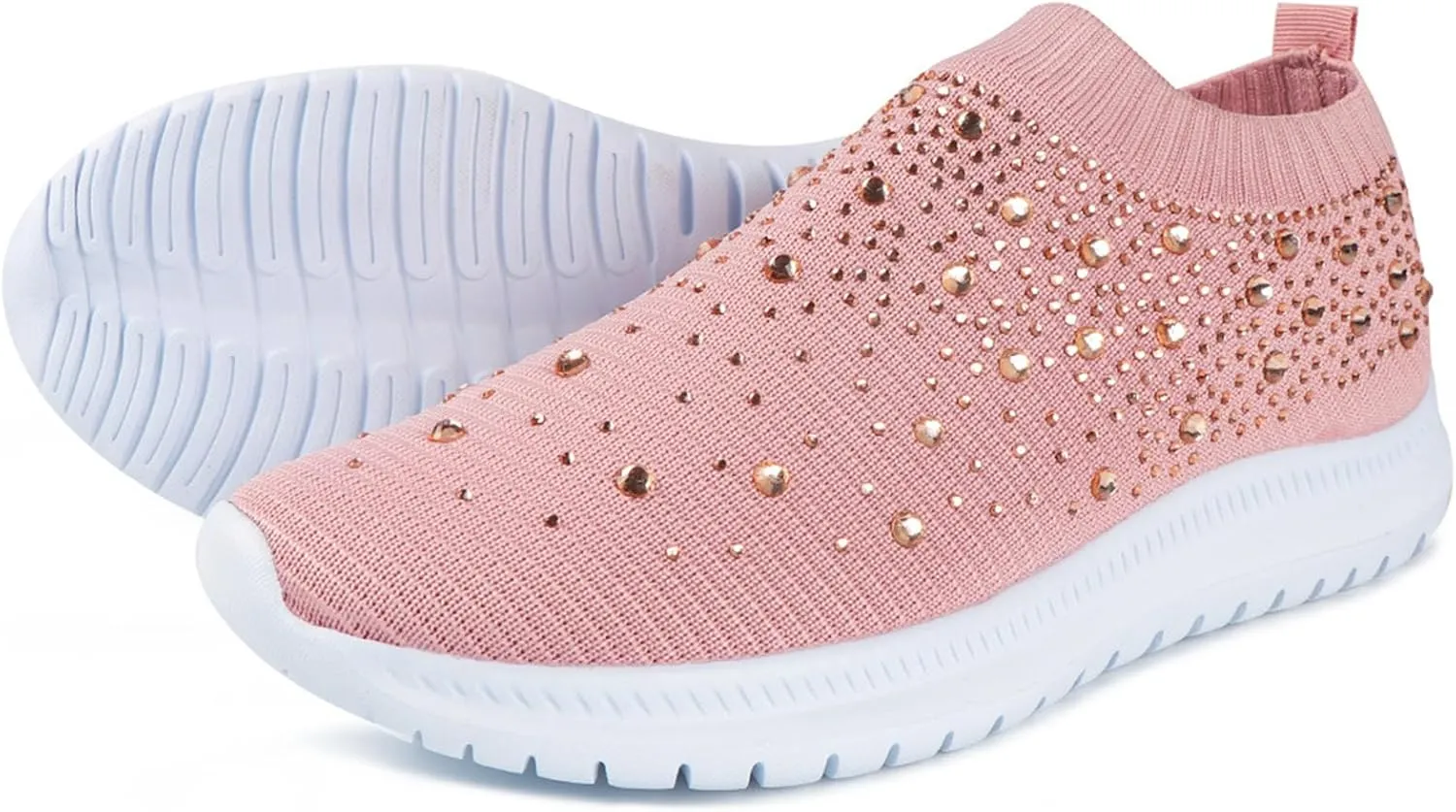 Lausiuoe Running Shoes For Women Arch Support Lightweight Tennis Shoes Non Slip Gym Workout Breathable Walking Sneakers