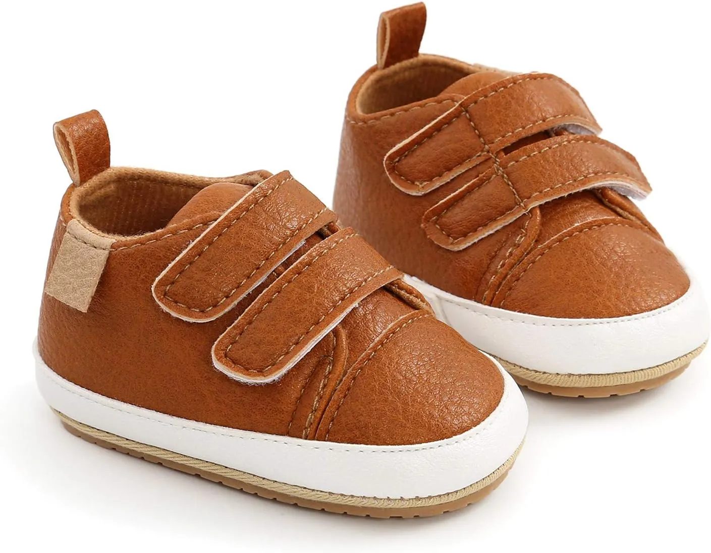Leather Ankle Sneaker Girls Boys Infant Soft Sole Anti Slip Double Strap Platform Baby Shoes Girl 1218 Months Walking