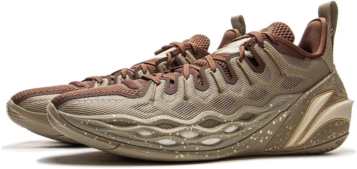 LI-NING Buckets Men Professional Basketball Shoes Lightweight High Rebound Basketball Outdoor Sneakers ABAV023