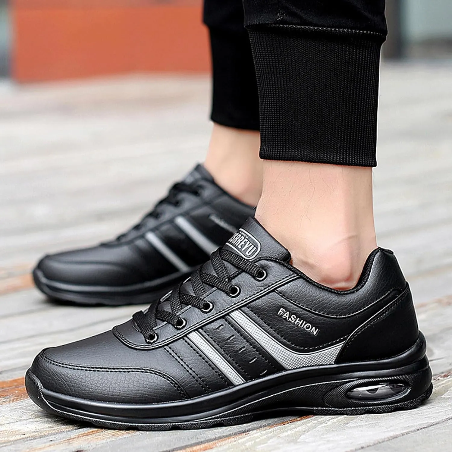Lightweight Arch Support Sneakers for Men Non Slip Lightweight Workout Shoe Men's Classic Casual Walking Shoes