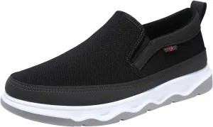 Lightweight Diabetic Shoes for Men Lightweight Breathable Slip on Running Shoe Lightweight Elderly Slip on Shoes