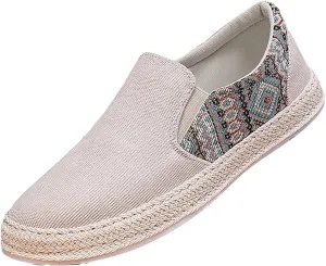 Lightweight Diabetic Shoes for Men Slip On Lightweight Breathable Fashion Sneaker Soft Flat Soled Elderly Shoes