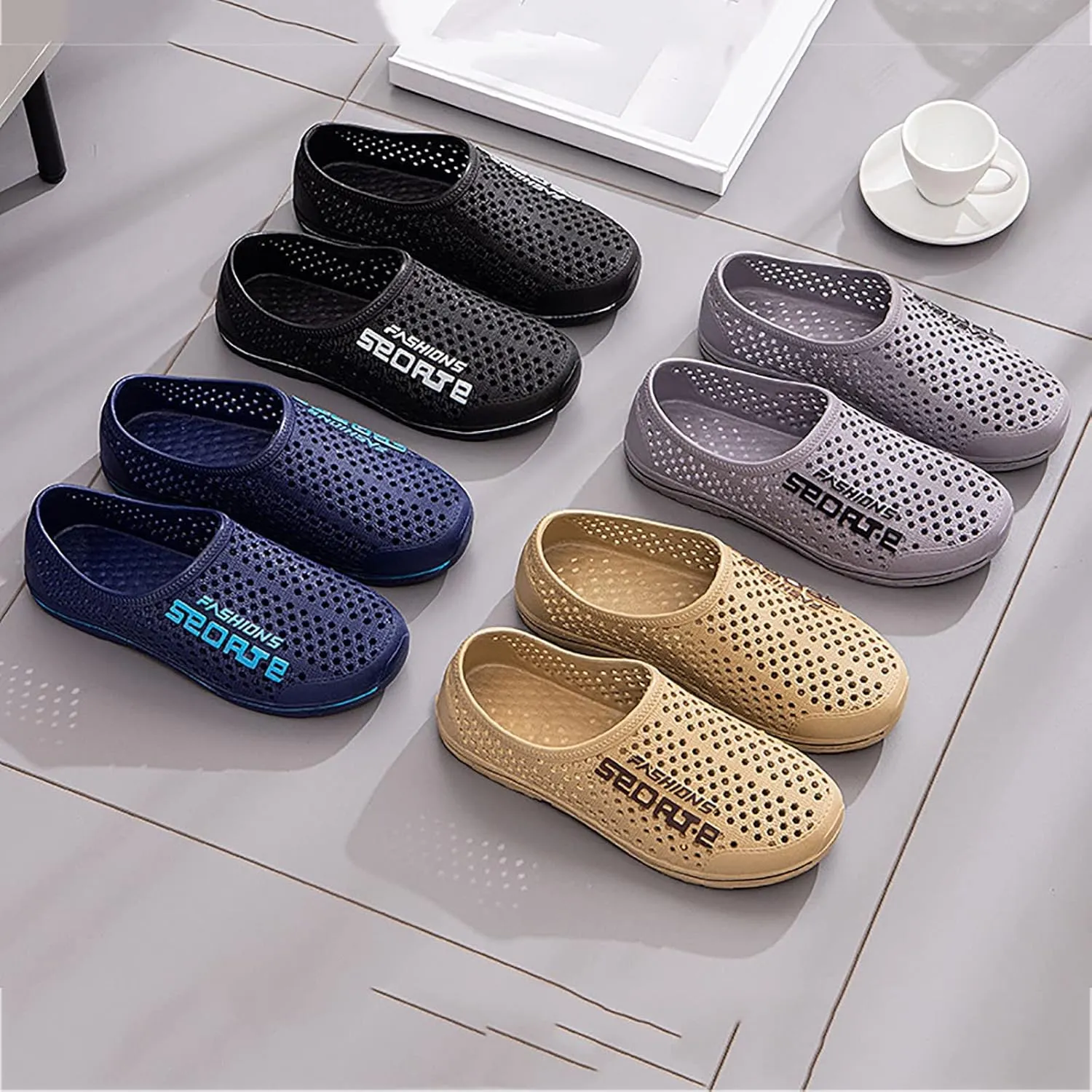 Lightweight Non Slip Sneakers for Men Lightweight Breathable Walking Shoe Gym Tennis Lightweight Barefoot Shoes