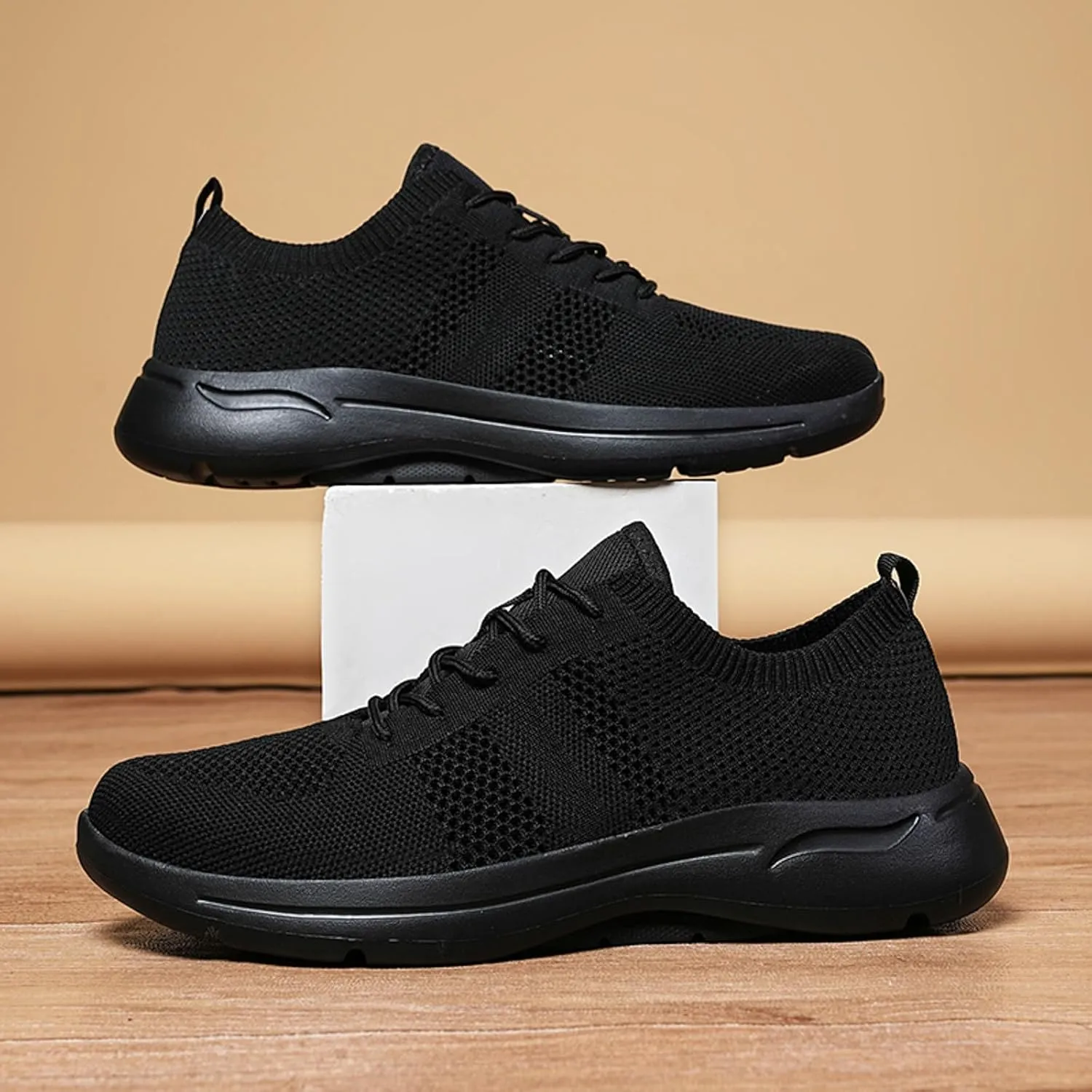 Lightweight Non Slip Sneakers for Men Slip On Lightweight Breathable Fashion Sneaker Lightweight Barefoot Shoes