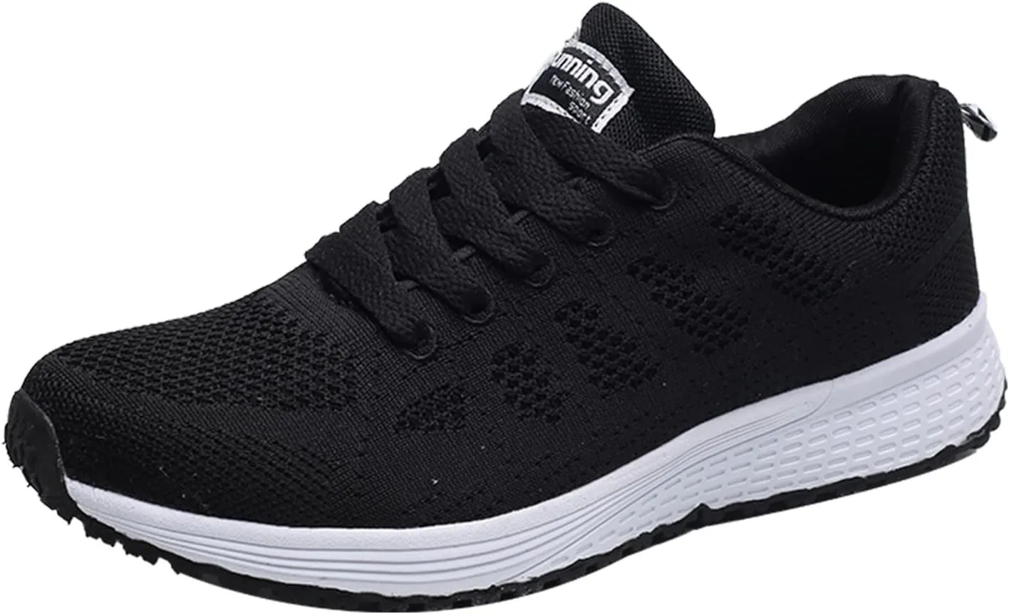 Lightweight Shoes Women Ladies Breathable Mesh Air Cushion Mesh Casual Lightweight Soft Bottom Lace Up Running Shoes