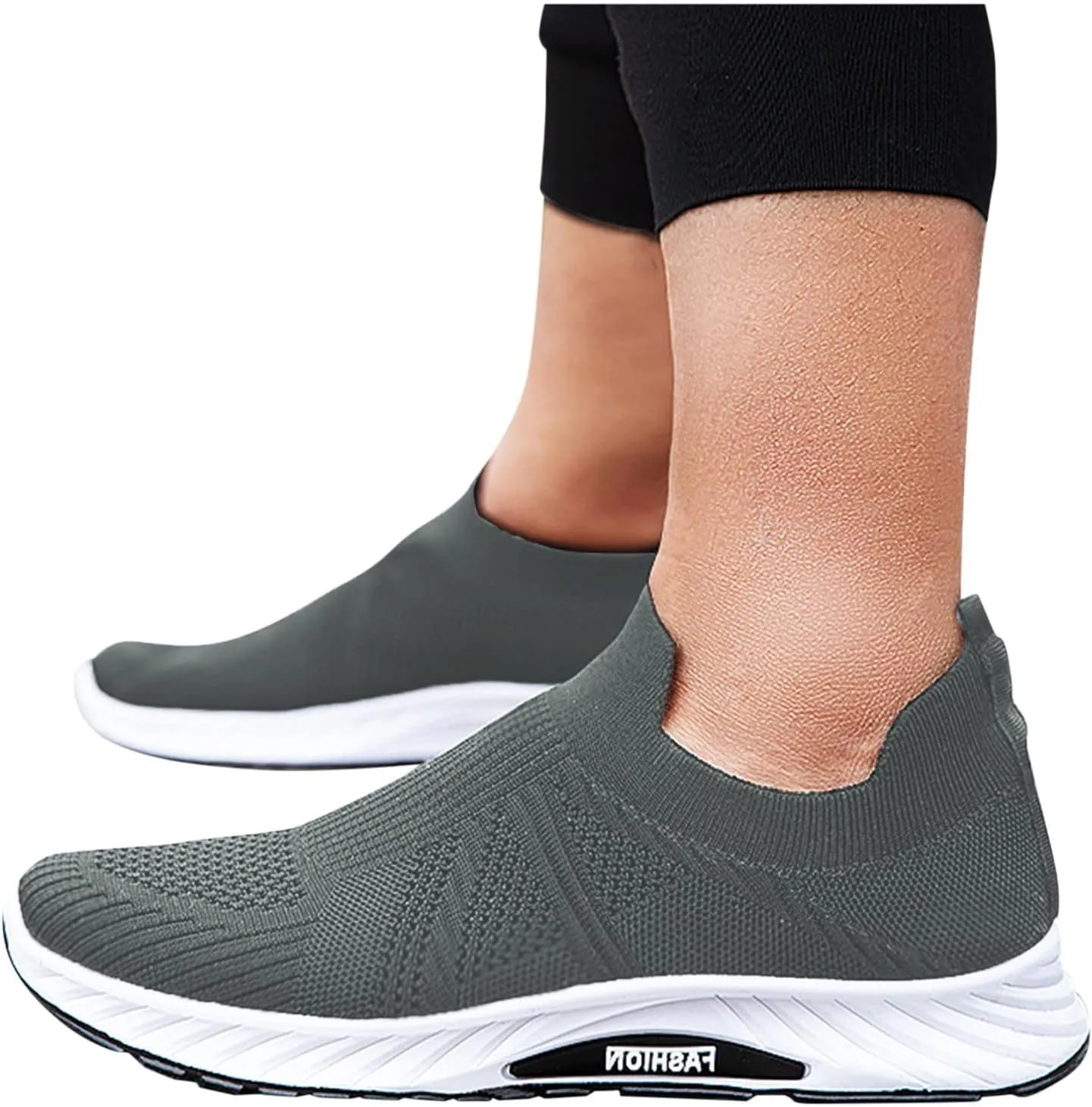 Lightweight Work Shoes for Men Comfortable Breathable Lightweight Tennis Shoe Lightweight Elderly Slip on Shoes