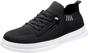 Lightweight Work Shoes for Men Slip On Lightweight Breathable Fashion Sneaker Hook and Loop Orthopedic Sneakers