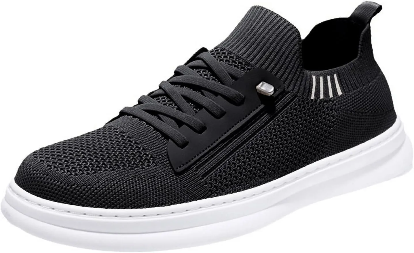 Lightweight Work Shoes for Men Slip On Lightweight Breathable Fashion Sneaker Hook and Loop Orthopedic Sneakers