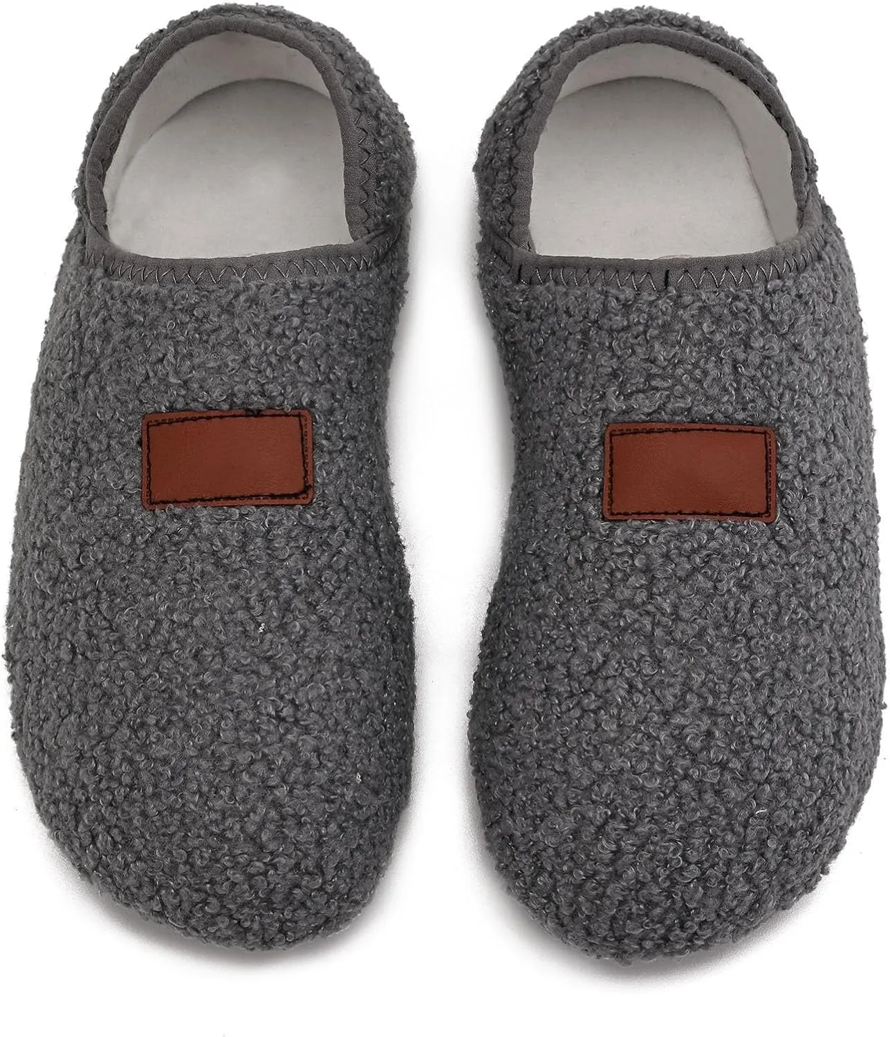 Loafers for Women Indoor Cotton Bag Heels Socks Shoes Soft Soled Home Warm Furry Shoes Yoga Dancing Slip On
