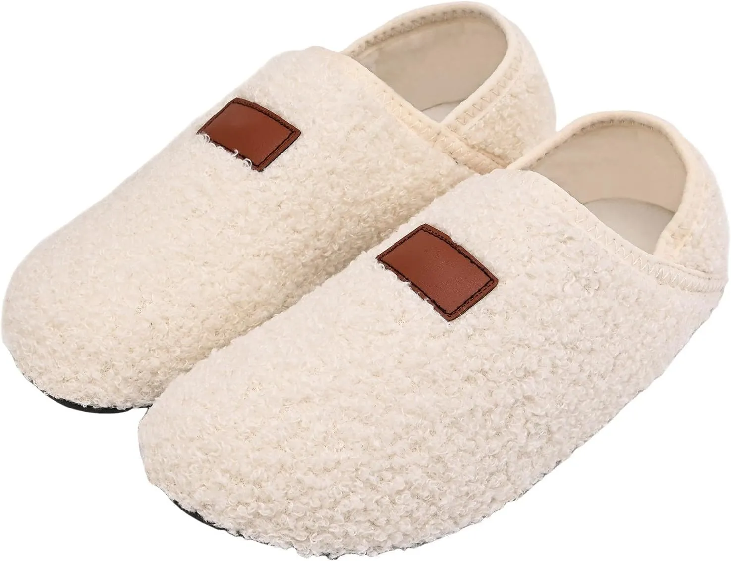 Loafers for Women Indoor Cotton Bag Heels Socks Shoes Soft Soled Home Warm Furry Shoes Yoga Dancing Slip On