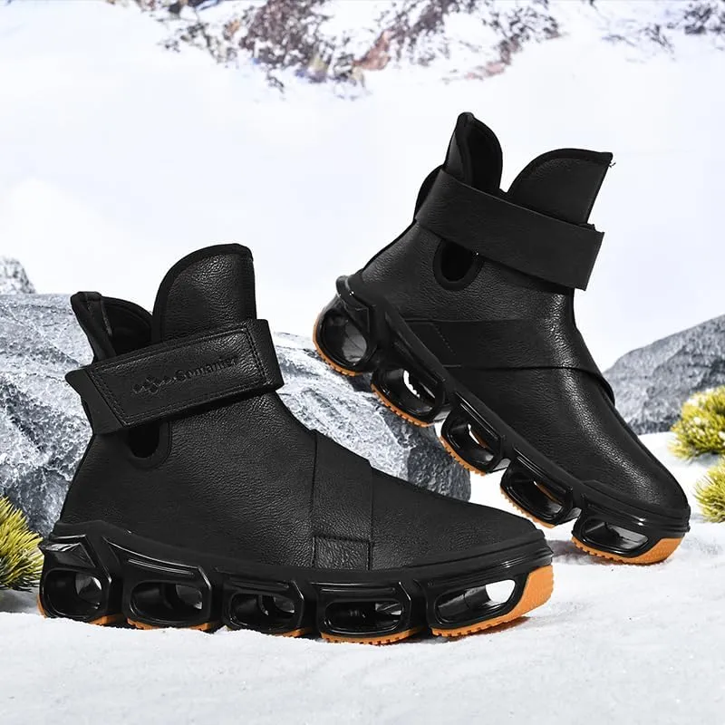 LZDZN Mens Basketball Shoes for Men High Top Sneakers Men's Running Fashion Boots Shoe Man Black Brown Size Athletic Sport