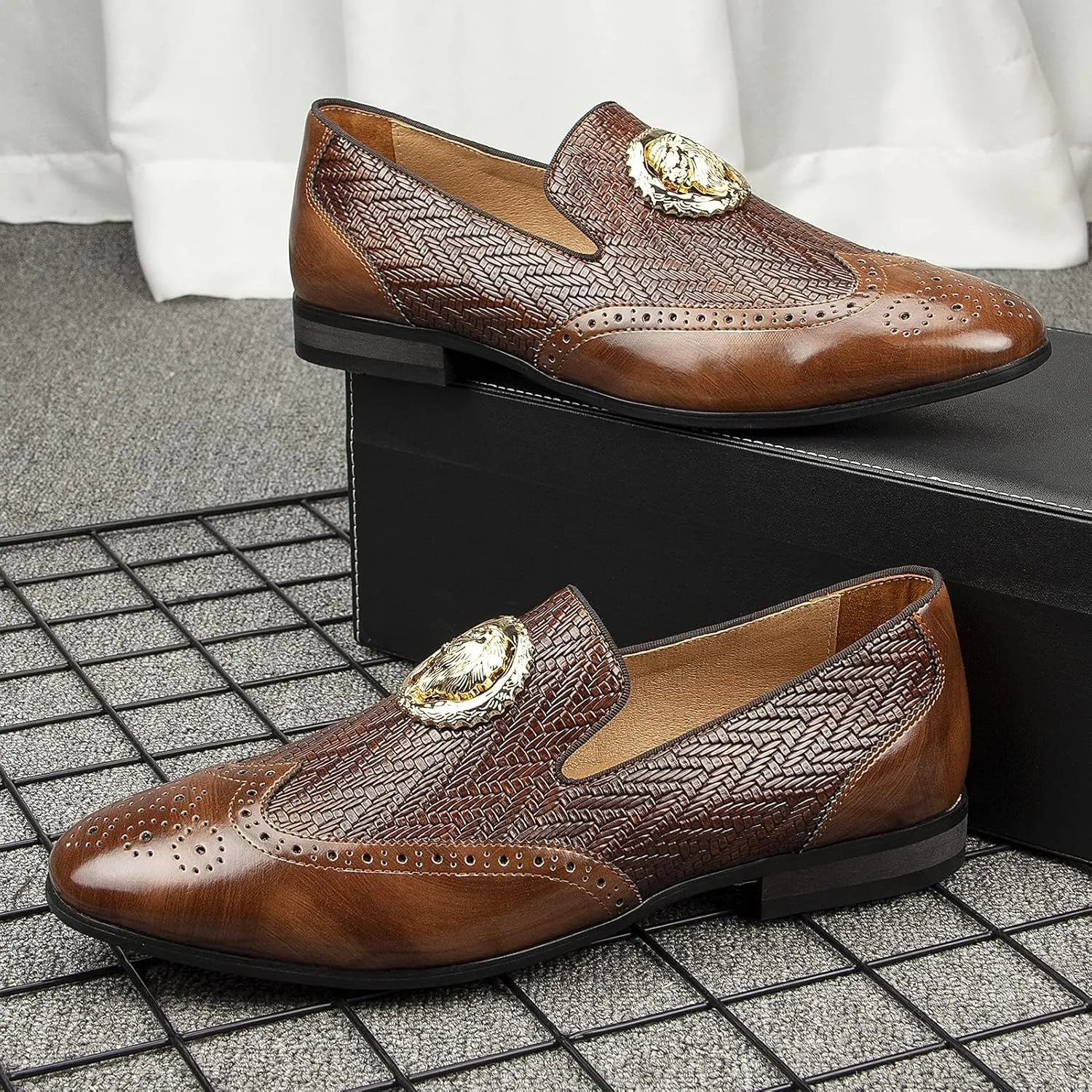 Meijiana Men's Classic Loafers - Wedding & Party Shoes
